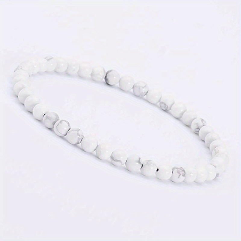 4MM Bead Mini Gemstone Bracelet for Women Men